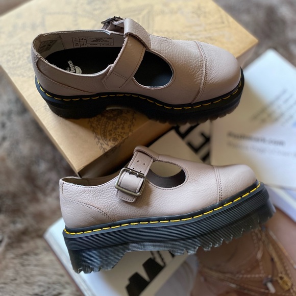 Dr. Martens Bethan T-Bar Platform Shoe - Picture 4 of 10